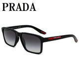 PRADA LINEA ROSSA SUNGLASSES PS05YSF 1AB09U 58 GREY BLACK プラダ サングラス リネア ロッサ アジアンフィット メガネ 眼鏡 UVカット 紫外線カット メンズ レディース グレー ブラック