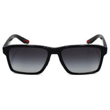 PRADA LINEA ROSSA SUNGLASSES PS05YSF 1AB09U 58 GREY BLACK プラダ サングラス リネア ロッサ アジアンフィット メガネ 眼鏡 UVカット 紫外線カット メンズ レディース グレー ブラック