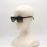PRADA LINEA ROSSA SUNGLASSES PS05YSF 1AB09U 58 GREY BLACK プラダ サングラス リネア ロッサ アジアンフィット メガネ 眼鏡 UVカット 紫外線カット メンズ レディース グレー ブラック
