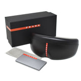 PRADA SUNGLASSES LINEA ROSSA PS06YS 1AB09U 56 GREY BLACK プラダ サングラス リネア ロッサ メガネ 眼鏡 UVカット 紫外線カット メンズ レディース グレー ブラック