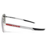 PRADA SUNGLASSES PS55WS 1BC07F 60 L.GRAY SILVER プラダ サングラス リネア ロッサ メガネ 眼鏡 紫外線カット メンズ ミラー ライトグレー シルバー