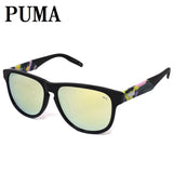 PUMA SUNGLASSES ASIAN FIT PU0229SA 005 57 YELLOW MIRROR BLACK プーマ サングラス アジアンフィット メガネ 眼鏡 UVカット 紫外線カット メンズ レディース イエロー ミラー ブラック