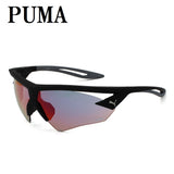 日本正規品 PUMA SUNGLASSES PU0397S 002 BLUE BLACK プーマ サングラス メガネ 眼鏡 UVカット 紫外線カット メンズ レディース ミラー ブルー ブラック
