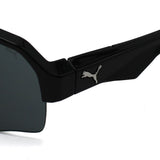 日本正規品 PUMA SUNGLASSES PU0399S 001 SMOKE BLACK プーマ サングラス メガネ 眼鏡 UVカット 紫外線カット メンズ レディース ミラー スモーク ブラック
