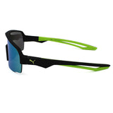 日本正規品 PUMA SUNGLASSES PU0399S 002 GREEN BLACK プーマ サングラス メガネ 眼鏡 UVカット 紫外線カット メンズ レディース ミラー グリーン ブラック