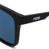 日本正規品 PUMA SUNGLASSES PU0479SA 002 BLUE BLACK プーマ サングラス アジアンフィット メガネ 眼鏡 UVカット 紫外線カット メンズ レディース ブルー ブラック