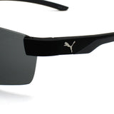 日本正規品 PUMA SUNGLASSES PU0481S 002 SMOKE BLACK プーマ サングラス グローバルフィット メガネ 眼鏡 UVカット 紫外線カット メンズ レディース スモーク ブラック