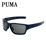 日本正規品 PUMA SUNGLASSES PU0482S 005 GREY BLUE プーマ サングラス グローバルフィット メガネ 眼鏡 UVカット 紫外線カット メンズ レディース 偏光 グレー ブルー