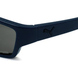 日本正規品 PUMA SUNGLASSES PU0482S 005 GREY BLUE プーマ サングラス グローバルフィット メガネ 眼鏡 UVカット 紫外線カット メンズ レディース 偏光 グレー ブルー