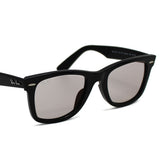 Ray Ban SUNGLASSES RB2140F 9015F 52 GREY CLEAR BLACK レイバン サングラス アジアンフィット 眼鏡 UVカット 紫外線カット メンズ レディース 調光レンズ グレークリア ブラック