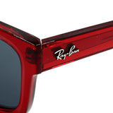 Ray Ban SUNGLASSES FULL FIT WARREN RB4396F 667987 57 D.GREY RED CLEAR レイバン サングラス ウォーレン フルフィット UVカット 紫外線カット メンズ レディース ダークグレー レッドクリア