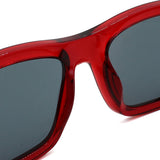 Ray Ban SUNGLASSES FULL FIT WARREN RB4396F 667987 57 D.GREY RED CLEAR レイバン サングラス ウォーレン フルフィット UVカット 紫外線カット メンズ レディース ダークグレー レッドクリア