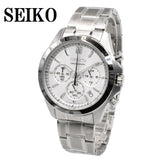 SEIKO ANALOG WATCH CHRONOGRAPH QUARTZ SBTR009 SPIRIT SILVER セイコー スピリット クロノグラフ アナログ ウォッチ 腕時計 クォーツ 電池式 メンズ シルバー