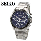 SEIKO ANALOG WATCH CHRONOGRAPH QUARTZ SBTR011 SPIRIT BLUE SILVER セイコー スピリット クロノグラフ アナログ ウォッチ 腕時計 クォーツ 電池式 メンズ ブルー シルバー
