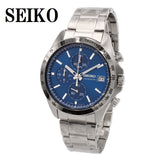 SEIKO ANALOG WATCH CHRONOGRAPH QUARTZ SBTR023 SPIRIT BLUE SILVER セイコー スピリット クロノグラフ アナログ ウォッチ 腕時計 クォーツ 電池式 メンズ ブルー シルバー