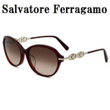 日本正規品 Salvatore Ferragamo SUNGLASSES SF1048SLB 606 BROWN BORDEAUX サルヴァトーレ フェラガモ サングラス アジアンフィット メガネ 眼鏡 UVカット 紫外線カット レディース ブラウン ボルドー