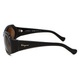 日本正規品 Salvatore Ferragamo SUNGLASSES SF1078S 210 BROWN サルヴァトーレ フェラガモ サングラス グローバルフィット メガネ 眼鏡 UVカット 紫外線カット レディース ブラウン