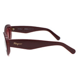 日本正規品 Salvatore Ferragamo SUNGLASSES SF1080S 614 RED BURGUNDY サルヴァトーレ フェラガモ サングラス グローバルフィット メガネ 眼鏡 UVカット 紫外線カット レディース レッド バーガンディー