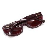 日本正規品 Salvatore Ferragamo SUNGLASSES SF1080S 614 RED BURGUNDY サルヴァトーレ フェラガモ サングラス グローバルフィット メガネ 眼鏡 UVカット 紫外線カット レディース レッド バーガンディー