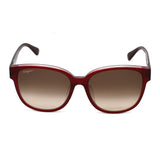 日本正規品 Salvatore Ferragamo SUNGLASSES SF1091SLB 614 BROWN BURGUNDY サルヴァトーレ フェラガモ サングラス アジアンフィット メガネ 眼鏡 UVカット 紫外線カット レディース ブラウン バーガンディー