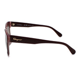 日本正規品 Salvatore Ferragamo SUNGLASSES SF1091SLB 614 BROWN BURGUNDY サルヴァトーレ フェラガモ サングラス アジアンフィット メガネ 眼鏡 UVカット 紫外線カット レディース ブラウン バーガンディー