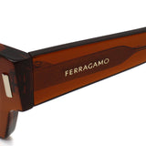 日本正規品 Salvatore Ferragamo SUNGLASSES SF2006S 232 L.BROWN BROWN サルヴァトーレ フェラガモ サングラス グローバルフィット メガネ 眼鏡 UVカット 紫外線カット レディース ライトブラウン ブラウン