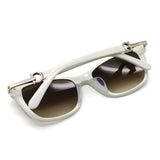 日本正規品 Salvatore Ferragamo SUNGLASSES SF2019SLB 103 GREY WHITE サルヴァトーレ フェラガモ サングラス グローバルフィット メガネ 眼鏡 UVカット 紫外線カット レディース グレー ホワイト