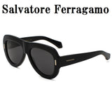 日本正規品 Salvatore Ferragamo SUNGLASSES SF2029SE 001 GREY BLACK サルヴァトーレ フェラガモ サングラス グローバルフィット メガネ 眼鏡 UVカット 紫外線カット レディース グレー ブラック