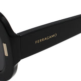 日本正規品 Salvatore Ferragamo SUNGLASSES SF2029SE 001 GREY BLACK サルヴァトーレ フェラガモ サングラス グローバルフィット メガネ 眼鏡 UVカット 紫外線カット レディース グレー ブラック