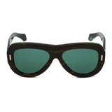 日本正規品 Salvatore Ferragamo SUNGLASSES SF2029SE 221 GREEN STRIPE BROWN サルヴァトーレ フェラガモ サングラス グローバルフィット メガネ 眼鏡 UVカット 紫外線カット レディース グリーン ストライプブラウン