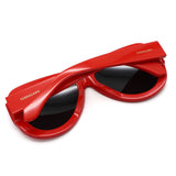 日本正規品 Salvatore Ferragamo SUNGLASSES SF2029SE 600 GREY RED サルヴァトーレ フェラガモ サングラス グローバルフィット メガネ 眼鏡 UVカット 紫外線カット レディース グレー レッド