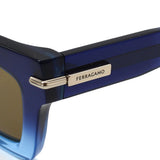 日本正規品 Salvatore Ferragamo SUNGLASSES SF2031S 415 KHAKI BLUE サルヴァトーレ フェラガモ サングラス グローバルフィット メガネ 眼鏡 UVカット 紫外線カット レディース カーキ ブルー