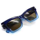日本正規品 Salvatore Ferragamo SUNGLASSES SF2031S 415 KHAKI BLUE サルヴァトーレ フェラガモ サングラス グローバルフィット メガネ 眼鏡 UVカット 紫外線カット レディース カーキ ブルー