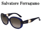 国内正規品 Salvatore Ferragamo SUNGLASSES ASIAN FIT SF734SA 414 GRAY BLUE NAVY サルヴァトーレ フェラガモ サングラス アジアンフィット アイウェア メガネ 眼鏡 グレー ブルー ネイビー