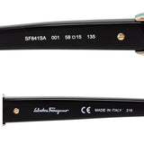 国内正規品 Salvatore Ferragamo SUNGLASSES ASIAN FIT SF841SA 001 GRAY BLACK サルヴァトーレ フェラガモ サングラス アジアンフィット アイウェア メガネ 眼鏡 グレー ブラック