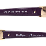 国内正規品 Salvatore Ferragamo SUNGLASSES ASIAN FIT SF841SA 500 BROWN PURPLE サルヴァトーレ フェラガモ サングラス アジアンフィット アイウェア メガネ 眼鏡 ブラウン パープル