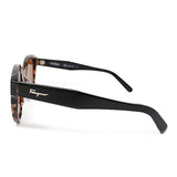 国内正規品 Salvatore Ferragamo SUNGLASSES ASIAN FIT SF884SA 273 BROWN BLACK サルヴァトーレ フェラガモ サングラス アジアンフィット アイウェア メガネ 眼鏡 ブラウン ブラック