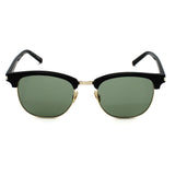 日本正規品 SAINT LAURENT SUNGLASSES SL108 014 GREEN BLACK GOLD サンローラン サングラス ノーズパット UVカット 紫外線カット メンズ レディース グリーン ブラック ゴールド