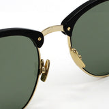 日本正規品 SAINT LAURENT SUNGLASSES SL108 014 GREEN BLACK GOLD サンローラン サングラス ノーズパット UVカット 紫外線カット メンズ レディース グリーン ブラック ゴールド