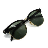 日本正規品 SAINT LAURENT SUNGLASSES SL108 014 GREEN BLACK GOLD サンローラン サングラス ノーズパット UVカット 紫外線カット メンズ レディース グリーン ブラック ゴールド