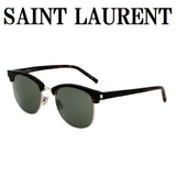日本正規品 SAINT LAURENT SUNGLASSES SL108 015 GREEN HAVANA SILVER サンローラン サングラス ノーズパット UVカット 紫外線カット メンズ レディース グリーン ハバナ シルバー