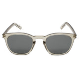 SAINT LAURENT SUNGLASSES SL28 SLIM 006 SILVER BEIGE サンローラン サングラス グローバルフィット メガネ 眼鏡 紫外線カット メンズ レディース シルバー ベージュ