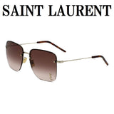 日本正規品 SAINT LAURENT SUNGLASSES SL312M 008 BROWN GOLD HAVANA サンローラン サングラス ノーズパット UVカット 紫外線カット メンズ レディース ブラウン ゴールド ハバナ