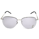 国内正規品 SAINT LAURENT SUNGLASSES SL 328KM 002 SILVER サンローラン サングラス アジアンフィット アイウェア メガネ 眼鏡 UVカット 紫外線カット ミラーレンズ シルバー