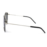 国内正規品 SAINT LAURENT SUNGLASSES SL 328KM 002 SILVER サンローラン サングラス アジアンフィット アイウェア メガネ 眼鏡 UVカット 紫外線カット ミラーレンズ シルバー