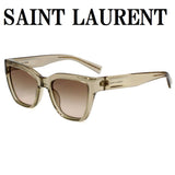 日本正規品 SAINT LAURENT SUNGLASSES ASIAN FIT SL 641 005 BROWN YELLOW CLEAR サンローラン サングラス アジアンフィット UVカット 紫外線カット メンズ レディース ブラウン イエロー クリア