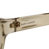 日本正規品 SAINT LAURENT SUNGLASSES ASIAN FIT SL 641 005 BROWN YELLOW CLEAR サンローラン サングラス アジアンフィット UVカット 紫外線カット メンズ レディース ブラウン イエロー クリア