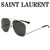 日本正規品 SAINT LAURENT SUNGLASSES ASIAN FIT SL653 LEON 001 GREY SILVER サンローラン サングラス アジアンフィット UVカット 紫外線カット メンズ レディース グレー シルバー