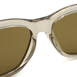 国内正規品 SAINT LAURENT SUNGLASSES ASIAN FIT SL674 005 BROWN BEIGE CLEAR サンローラン サングラス アジアンフィット UVカット 紫外線カット メンズ レディース ブラウン ベージュ クリア