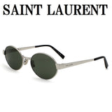 日本正規品 SAINT LAURENT SUNGLASSES SL692 002 GREY SILVER サンローラン サングラス ノーズパット UVカット 紫外線カット メンズ レディース グレー シルバー